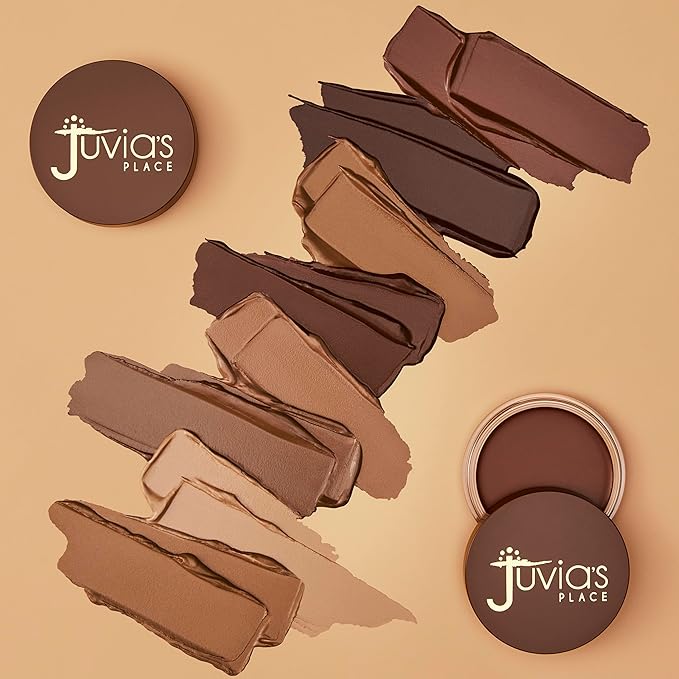 Juvia's Place Bronzed Cream Bronzer - Caramel - Smooth Cream Bronzer Pot for Sun-Kissed Glow & Warmth, Buildable & Blendable Makeup Contour with Long-Lasting Matte Shimmer Finish, Highly Pigmented
