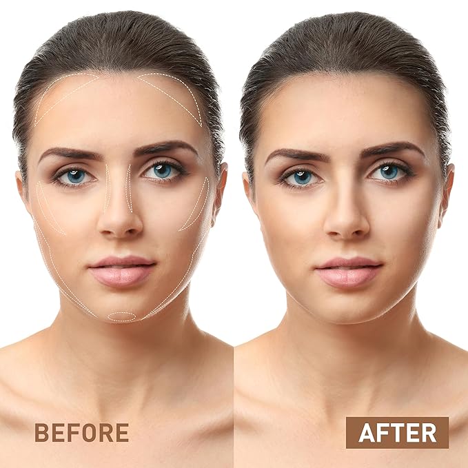 FV Liquid Cool Toned Contour Stick, Highly Pigmented, Longwear, Blendable Hydrating Formula with Natural Finish, Cream Contour & Bronzer Makeup for Fair/Light Skin, Vegan, 03 Light Neutral