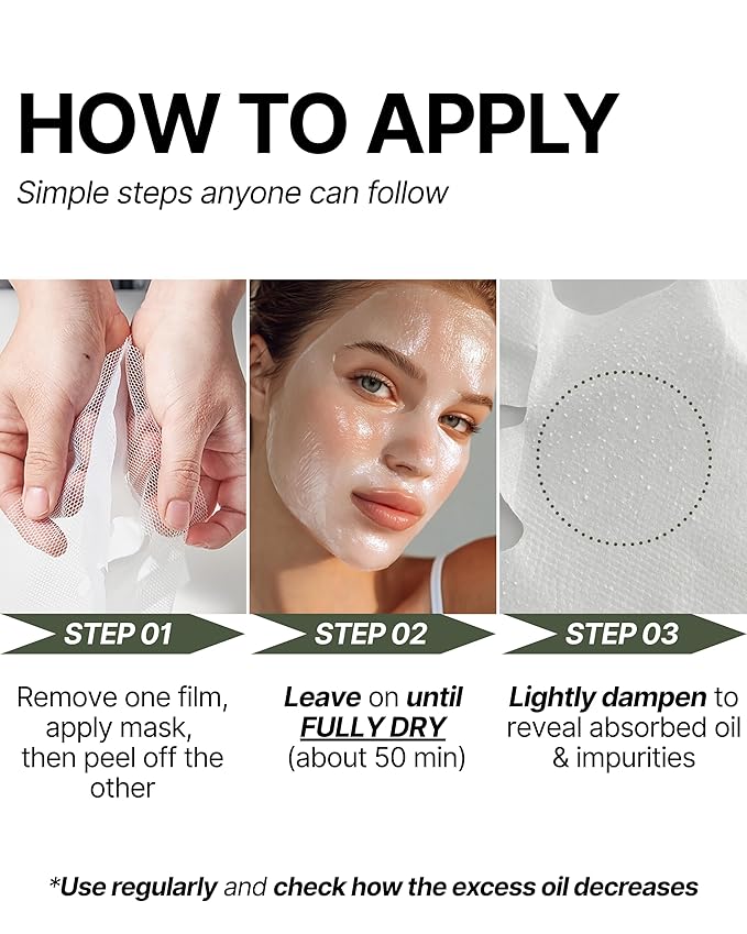 Trouble Patch Mask – Hydrating & Clarifying Korean Sheet Mask with Tea Tree Biome, Pore Vacuum Effect for Sebum & Oil Control, Calming Microbiome Skincare, Stocking Stuffer for Teens | 20ml x 4ea