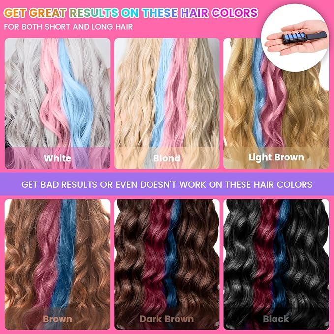 Hair Chalk for Girls -