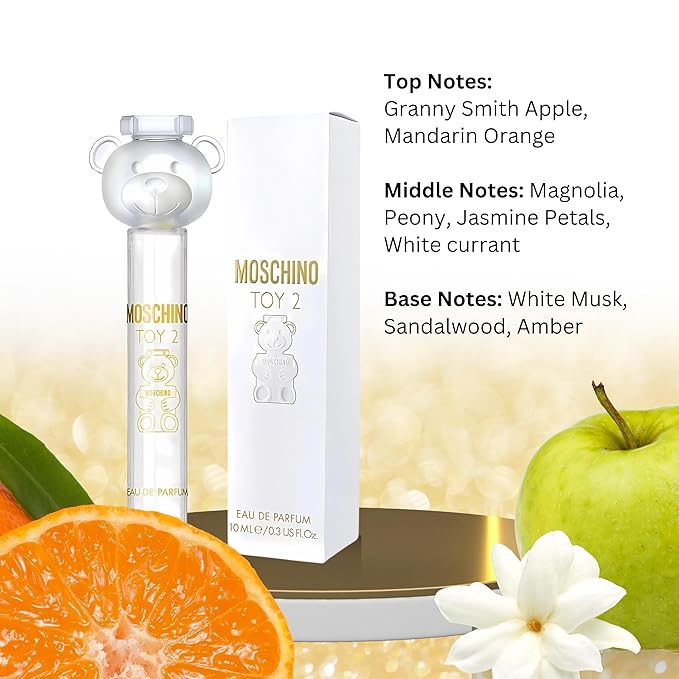 Moschino Toy 2 Perfume for Women Mini EDP Spray 0.3 Ounce