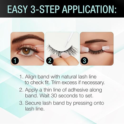 Ardell Strong Hold Lash Glue, Clear - Professional Waterproof Lash Adhesive for Strip Lashes with Precision Brush, Fast-Drying 24-Hour Lift-Proof Formula, 2-Pack