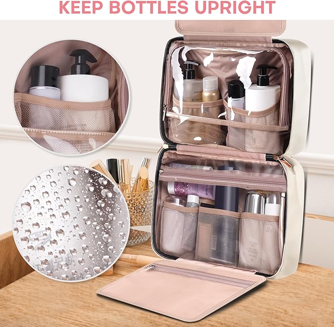 Travel toiletry bag for women,