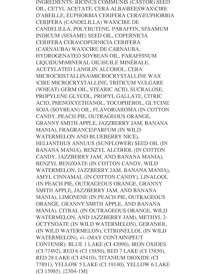 Lip Smacker Crayola Party Pack - 8 Moisturizing Lip Balms, Fun Flavors, Hydrating & Protecting, Glossy Finish - Cruelty-Free