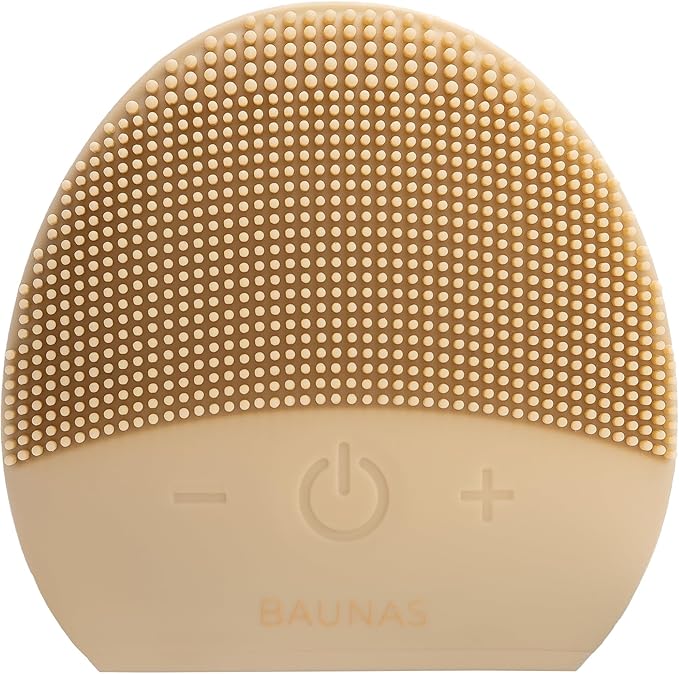 Facial Cleansing Brush | Waterproof Silicone Face Scrubber | Sonic Ultra-Soft Exfoliator | Deep Pore Cleansing Massager | Skincare | Beauty Mother's Day Gift for Women