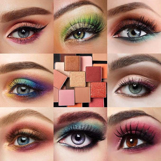 All in One Makeup Kit,Makeup Palette Includes 30 Color Eyeshadow, 2 Color Highlighter，2 Color Pressed Powder，2 Color Blusher，2 Pcs lip gloss，1 Pcs Eyepencil, Mirror,Makeup Gift Set for Women (017Y)