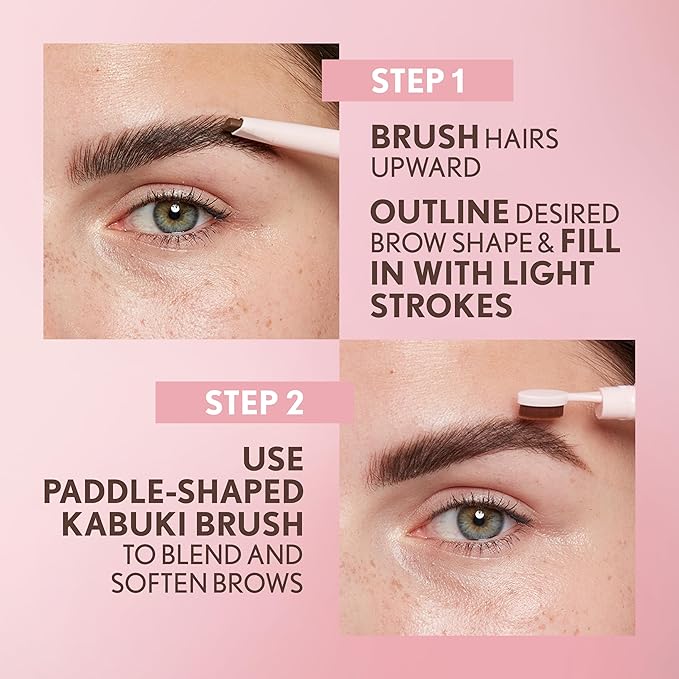 Covergirl Clean Fresh Brow Filler Pomade, 400 Soft Brown, Eyebrow Pencil, Ultra-Precise Tip, Creamy Formula, Highly Pigmented, Soft Matte Finish, Vegan Formula, 0.007oz