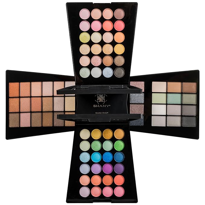 The SHANY Beauty Cliche Makeup Set - All-in-One Makeup Palette with Eyeshadows, Face Powders, and Blushes