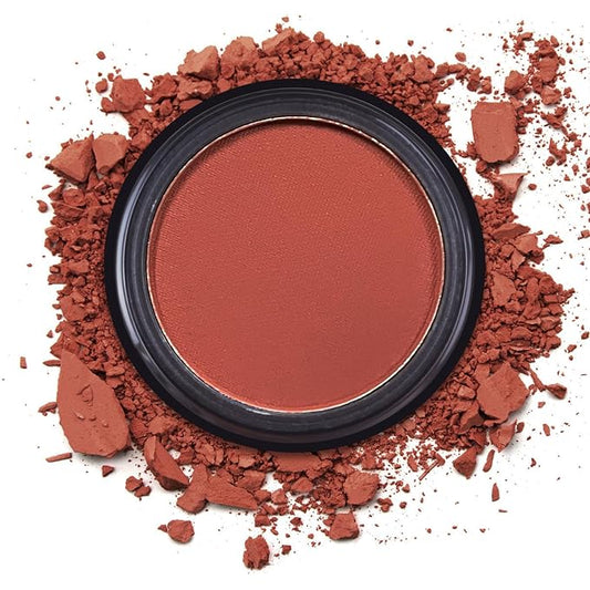MEICOLY Red Single Eyeshadow,Pressed Powder Matte Eye shadow, Long Lasting Halloween Eye Makeup,Opaque Vegan Cruelty Free High Pigment Eyeshadow for SFX Special Effects Cosplay Makeup