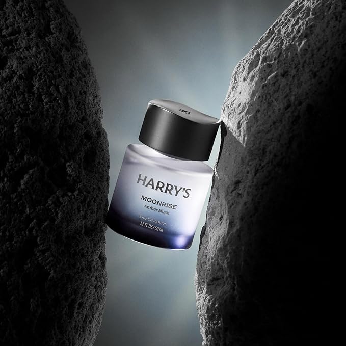 Harry's Moonrise Men's Cologne - Amber Musk Scent - 1.7 fl oz - Notes of Saffron Flower, Iris & Dry Musk - Long-Lasting Eau de Parfum Men's Fragrance