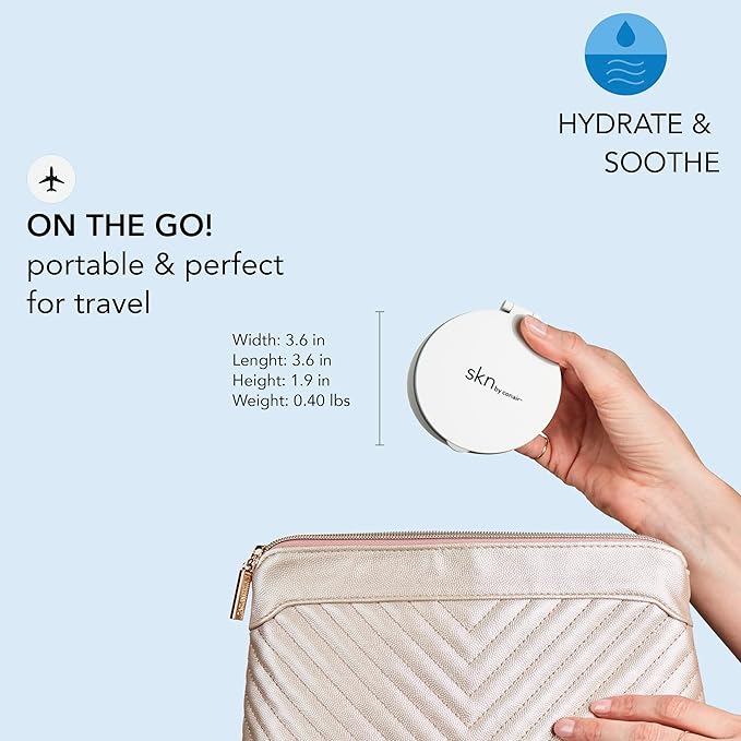 skn by conair Cool Beanz Reusable Under Eye Patches, Rechargeable Cooling Eye Mask to Reduce Dark Circles and Puffiness, and Refresh Tired Eyes