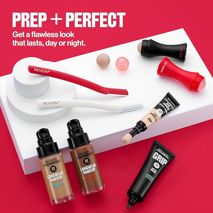 Revlon Skin Reviving Roller with Rose Quartz for All-Day Facial Reviving & Brightening, Compact & Reusable, Gentle on Skin, 1 count (Pack of 2)