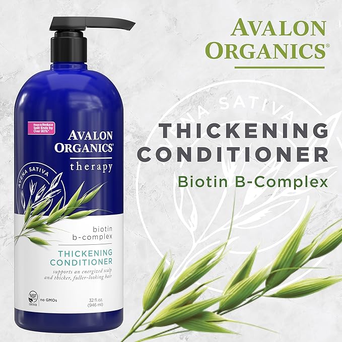 Avalon Organics Therapy Thickening Conditioner Biotin B-Complex, 32 oz