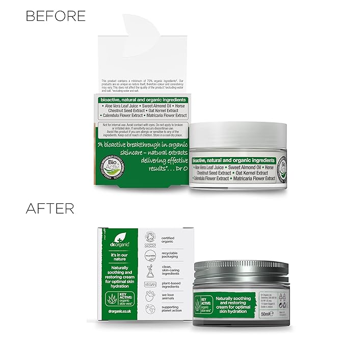 Organic Doctor Organic Aloe Vera Concentrated Cream, 1.7 fl.oz.