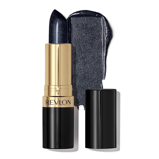 Revlon Super Lustrous Lipstick, Creamy Formula For Soft, Fuller-Looking Lips, Moisturized Feel, 043 Midnight Mystery, 0.15 oz