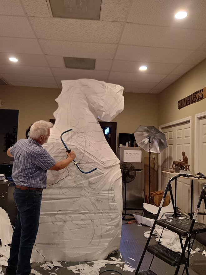 Hot Wire Foam Factory 4ft Heavy-Duty Compound Foam Bow Cutter Kit | Adjustable Heat Settings | For Styrofoam, Polystyrene, EPS, XPS, EIFS | Made in the USA