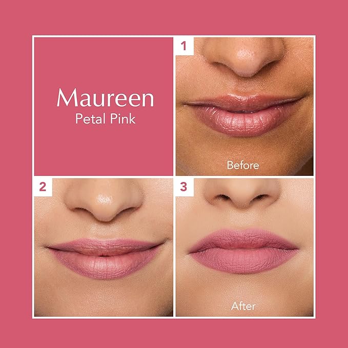 Thrive Causemetics Lip Filler Long-Wearing + Plumping Lip Liner, Shea Butter Hydrating Lip Plumper Retractable Lip Liner Pencil, Built In Sharpener, Vegan & Cruelty Free, Maureen (Petal Pink)