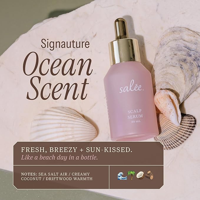 Salee- Dry Scalp Serum Nourishing & Moisturizing| Biotin, Caffeine For Thinning Hair, Reduce Shedding, Hydrate, Stimulate+ Hyaluronic Acid