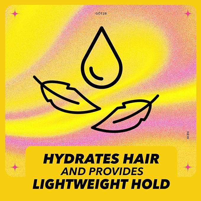 göt2b Curled Flexible Curl Foam, 6.7oz, for type 2-3 curls, wavy & curly hair, for bouncy curls, lightweight hold, no crunch formula