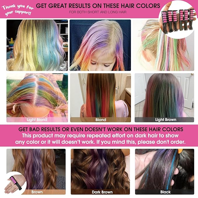 MSDADA New Hair Chalk Comb