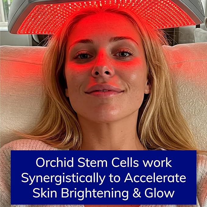 Red Light Therapy Activation Serum for Face & Neck | Amplify Benefits, Reduce Wrinkles, Hydrate, Brighten Skin | 100% Clean Formula with Matcha, Hyaluronic Acid, Orchid Stem Cells | 2x More, 2 Oz Size