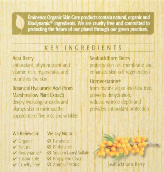 Eminence Firm Skin Acai Moisturizer, 2 Fl Oz