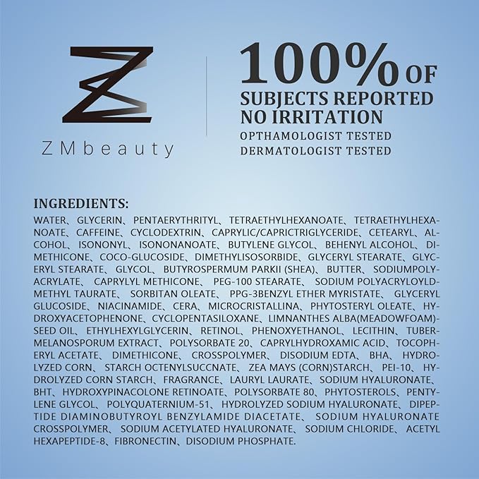 Under eye cream with 5%