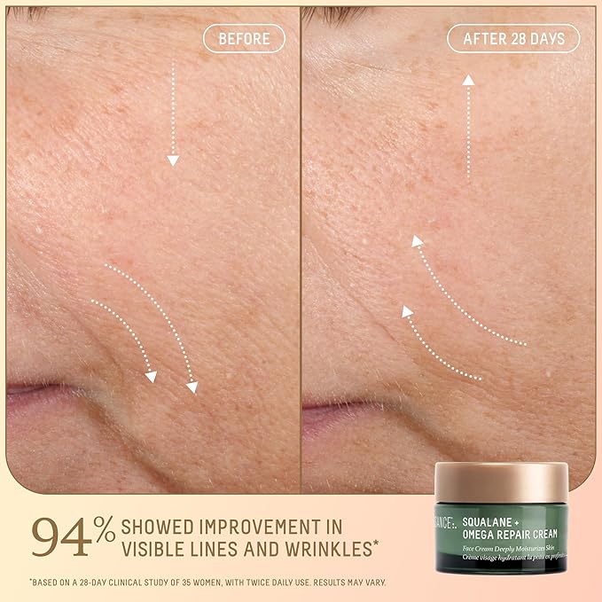 Biossance Uplifting Glow Holiday Set, Firm and Lift Serum, Marine Algae Eye Cream, Omega Repair Cream ($112 value), 1 Set