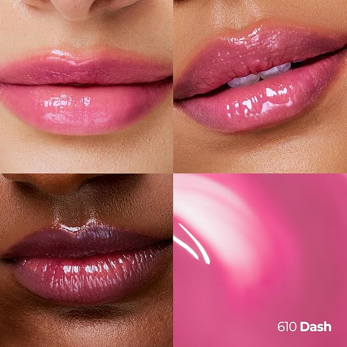 Laka Maxi Glayer Tint 3.8g/0.13oz., Glass Layer of Gloss, Ultra Glow & Vivid Layerable Pigments, High Shine Lip Oil, K-Beauty (#610 Dash)