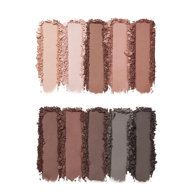 e.l.f. Perfect 10 Eyeshadow Palette, Ten Ultra-pigmented Nude, Matte Shades, Blendable Formula, Vegan & Cruelty-free, Nude Mood (Packaging May Vary)