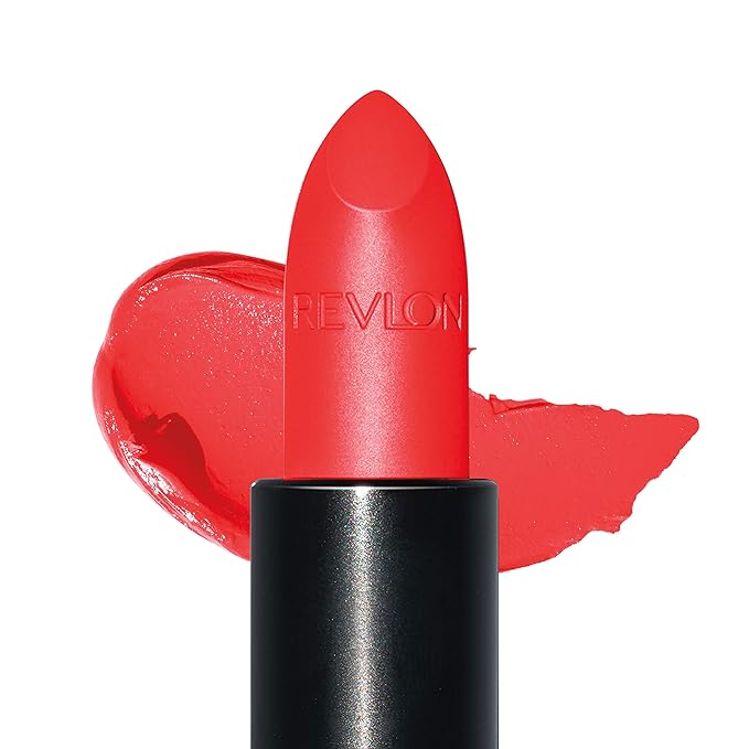 Revlon Super Lustrous The Luscious Mattes Lipstick, High Impact with Moisturizing Velvety Formula, On Fire, 0.74 oz