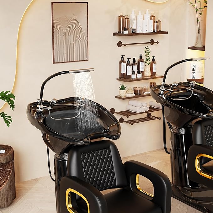 Baasha Head Spa Attachment for Shampoo Bowl – Comfortable Head Spa Waterfall Equipment for Scalp Massage & Stress Relief, Upgrade Your Salon or Home Hair Wash Experience