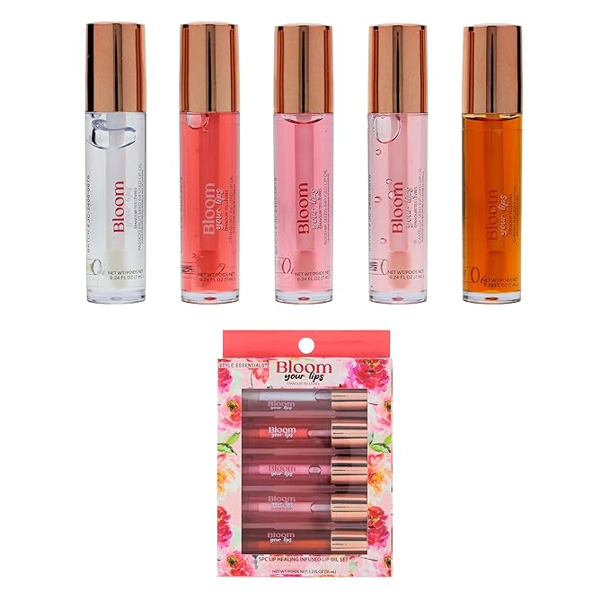 Expressions 5pc Lip Oil Set - (FLORAL)