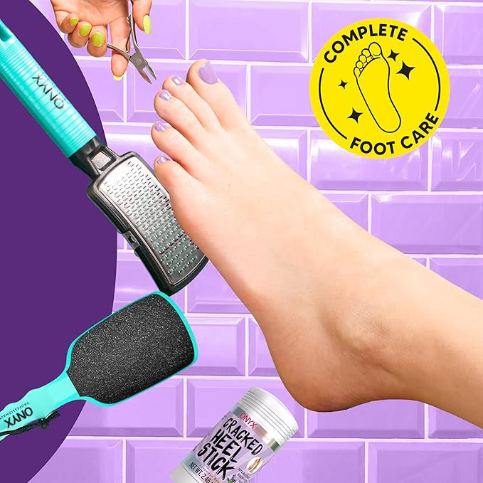 Onyx Professional Cracked Heel Repair Balm Stick, Lavender Scent, 1 Pack - Dry Heels Dry Cracked Feet Treatment, Moisturizing Heel Balm Rolls On, No Mess Like Foot Cream or Foot Lotion