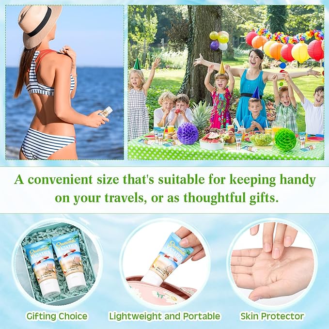 12 Pcs Mini Aloe Vera Gel Travel Size Bulk for Summer Vacation Party 1oz After Sun Aloe Vera Gel Sunburn Relief Hydrating Face Body Moisturizer Cream for Gifts Summer Party Supplies