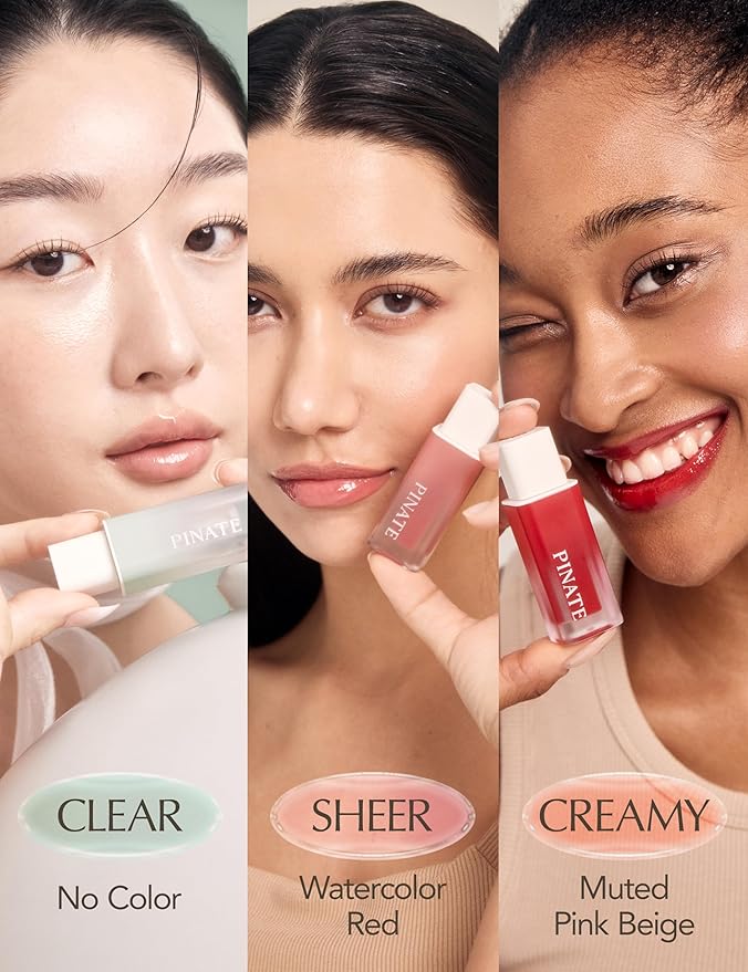 Natural Bloom Korean Lip Oil Serum 0.14 fl oz | Moisturizing Lip Booster Plumping Oil Tint Serum Enriched w/Camellia & Safflower Oils | Non-Irritating Color Changing Lip Oil (Red Camelia)