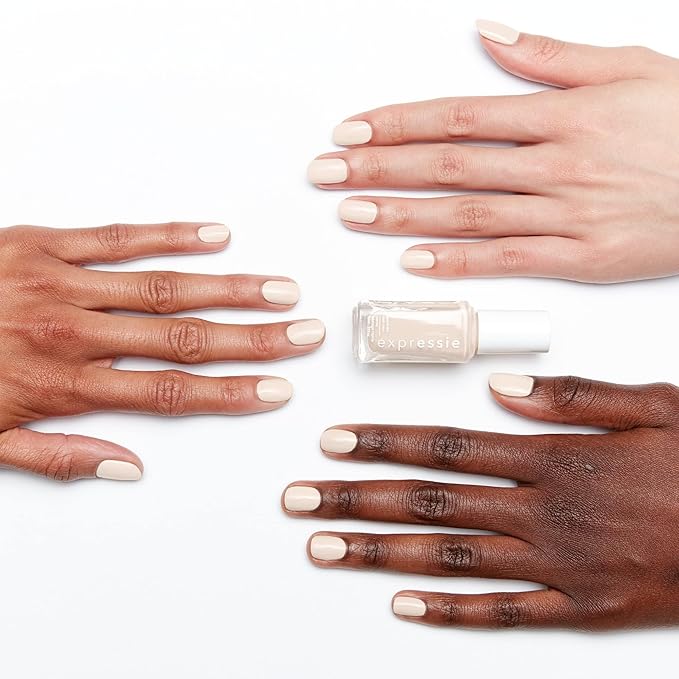 Essie expressie, Quick-Dry Nail Polish, 8-Free Vegan, Eggshell Vegan,