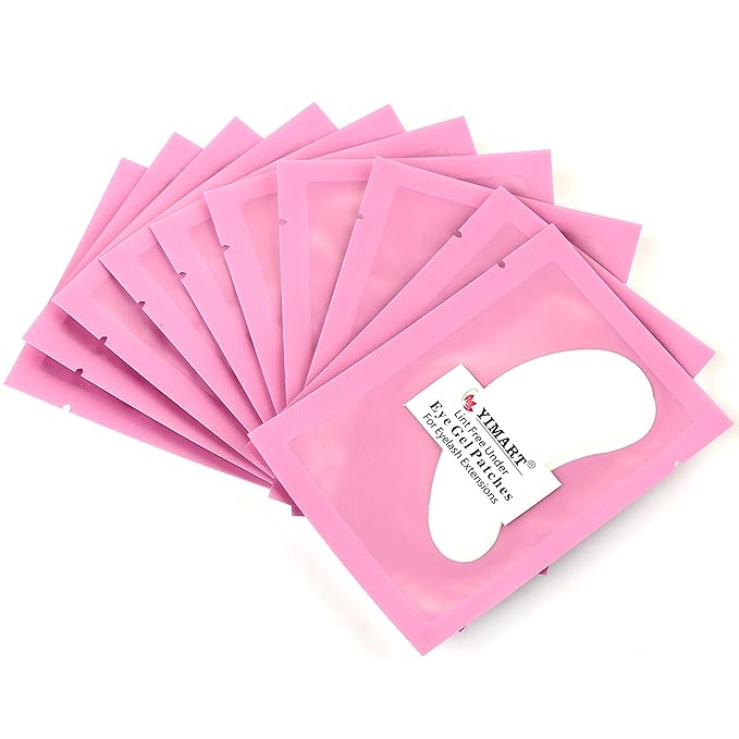 Yimart® Professional Lint Free Under Eye Gel Pad Patches Eyelash Extensions 100 Pairs