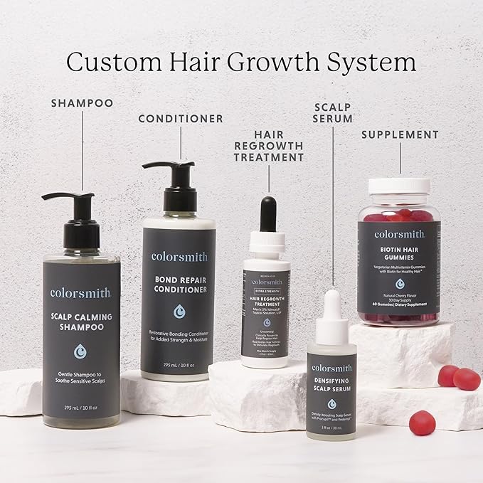 Extra Strength Hair Regrowth Treatment, 5% Minoxidil Solution, 2 fl oz, Unscented, For Men