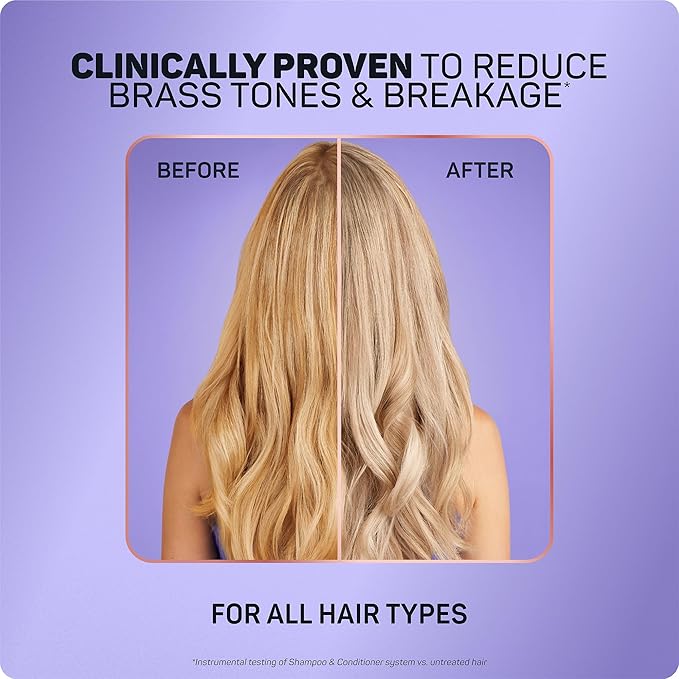 Marc Anthony Purple Conditioner, Repair Blonde Rescueplex Color Care - Neutralizes Brassy Tones and Repairs Bonds, 8oz