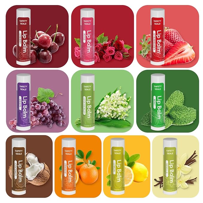 20 Pack Natural Lip Balm Bulk