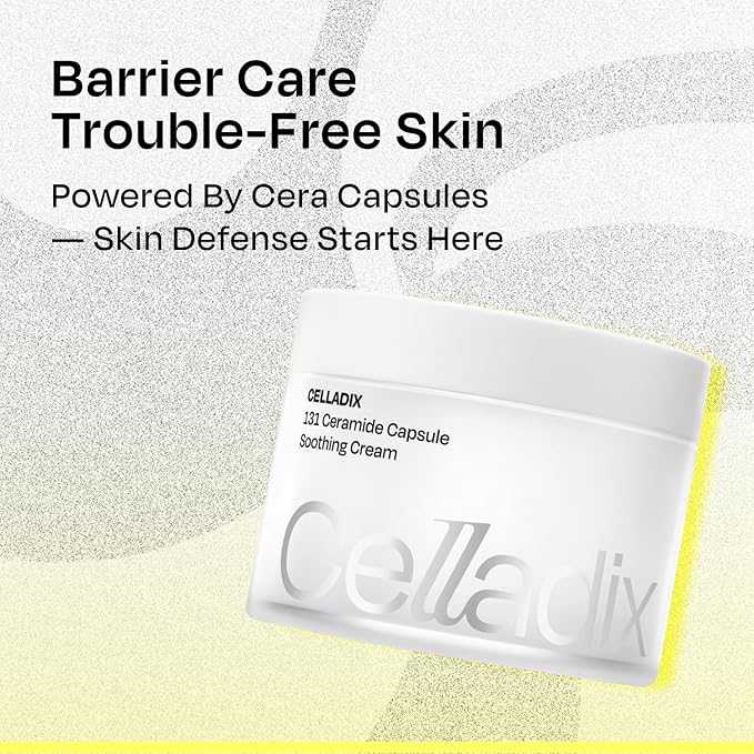 Celladix Sebum Rebalancing Rx 131 Ampoule & Pore Care BHA Gel Cleanser & Hyaluronic Cooling Toner & Ceramide Capsule Soothing Cream