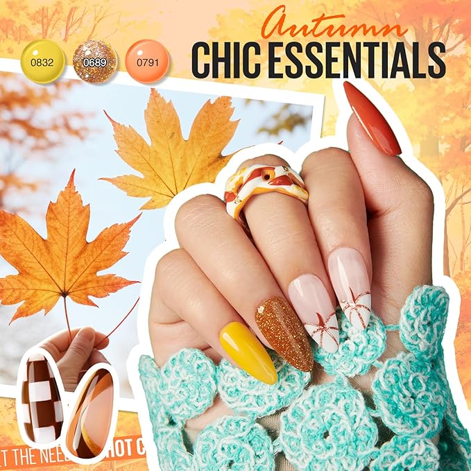 MEFA 42 Colors Gel Nail Polish Kit with U V Light, 59 Pcs All Seasons Collection Colorful Gel Polish Essential Set with 5 Psc Matte/Glossy Base Top Coat, Salon Gifts for Women