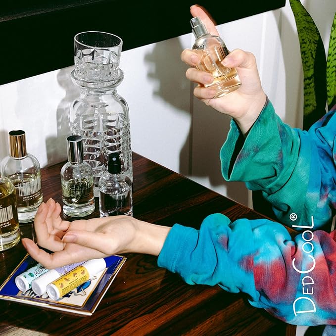 DedCool Eau de Parfum (Sunlit Blooms- 1.7 fl oz) with Notes of Orange Blossom, White Floral, Salty Vanilla, Perfume for Men & Women, Long Lasting, Luxury Fragrance, Non-Toxic, Vegan, Fragrance For All