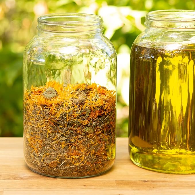 Natural Lip Balm, Perioral Dermatitis Treatment, Calendula Lip Balm, Healing Lip Balm with Immune Supportive Basil & Rosemary Essential Oil, Organic Coconut Oil, 2 Pak, Ora's Amazing Herbal