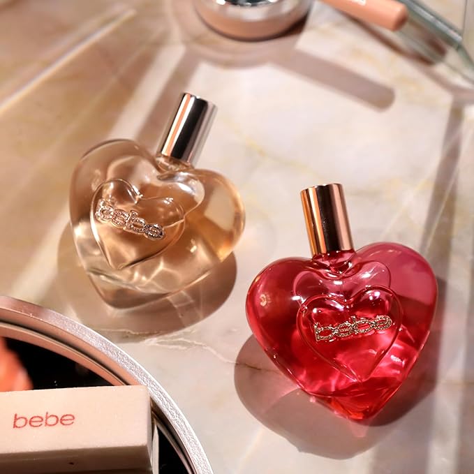 Bebe Luxe Eau de Parfum Spray for Woman - Long Lasting Floral Womens Fragrances - Notes of Mango, Rose, Jasmine, Peony, Vanilla Perfume for Women - 3.4 oz