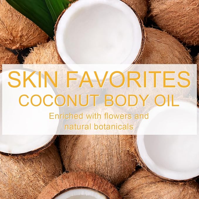 Body Glow Oil, SPF 45 PA+++, Sunscreen Body Oil with Rose Gold Mica, Moisturizing Coconut with Vitamin E, Glow Moisturizer, Lightweight, Water Resistant, 3.72 fl oz,ROSE