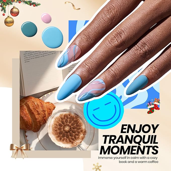 Beetles Gel Nail Polish Kit with U V Light - 68 Pcs Gel Nail Kit 35 Colors Emotional Spectrum Set with Base Matte&Glossy Top Coat Soak Off DIY Manicure Tools Set Christmas Gifts for Women Teens Girls