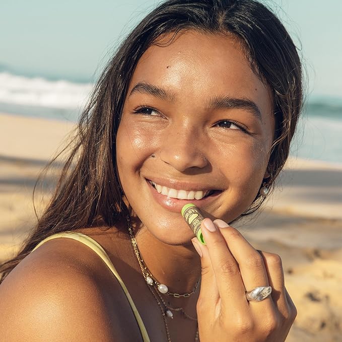 Sun Bum SPF 30 Sunscreen Lip Balm | Vegan and Hawaii 104 Act Compliant (Octinoxate & Oxybenzone Free) Broad Spectrum Natural Lip Care with UVA/UVB Protection |Kiwi Flavor| .15 oz