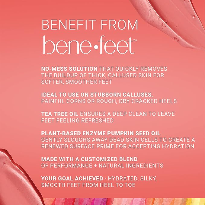 Benefeet Best Foot Forward Peeling Spray - May Help Rejuvenate + Smooth for Cracked Heels, Corns + Calluses Made w/Shea Butter, Apple Cider Vinegar + Tea Tree Oil, 6.7 oz (1 Pack)